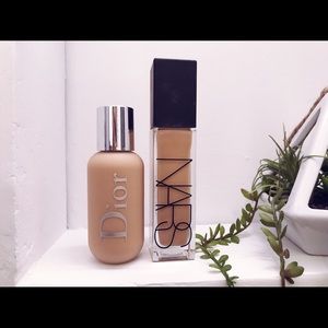 Dior Show Foundation and NARS Radiant Foundation
